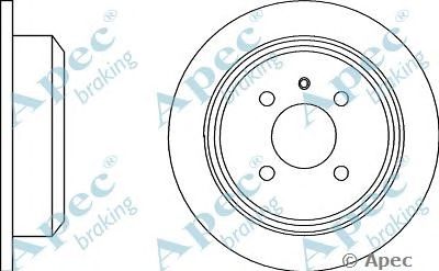APEC BRAKING dsk553 -  Тормозной диск